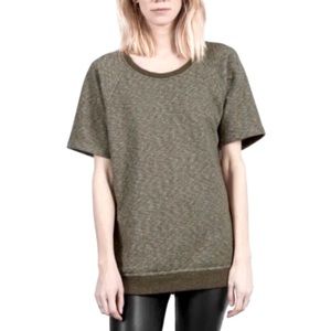 Everlane Short Sleeve Fleece Shirt